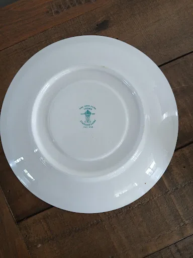 Crown Staffordshire Fine Bone China Teacup & Saucer – Fly Fishing Pattern